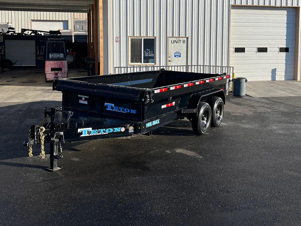 7 x 14 Teton Dump Trailer 14k