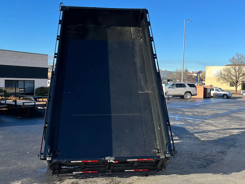 7 x 14 Teton Dump Trailer 14k Rear Bed Lifted