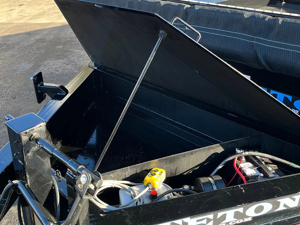 7 x 14 Teton Dump Trailer 14k Toolbox