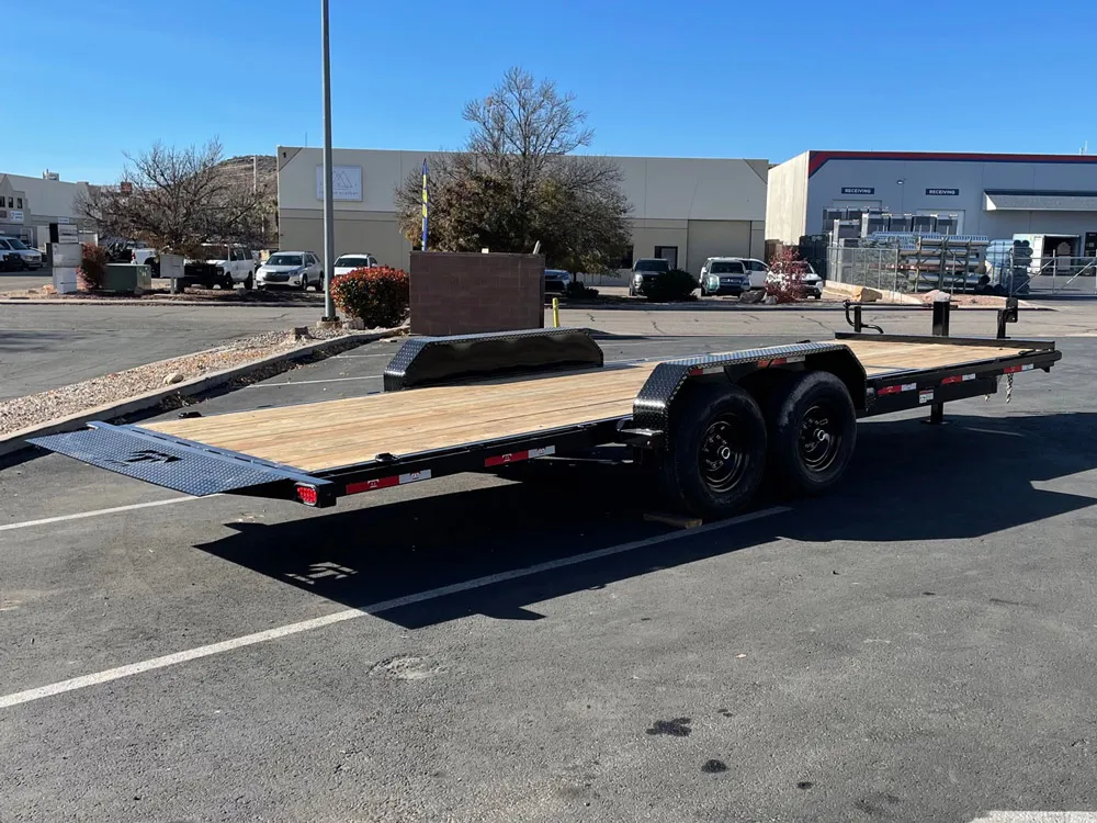 7 x 20 Teton Tilt Trailer 3/4 14K right rear
