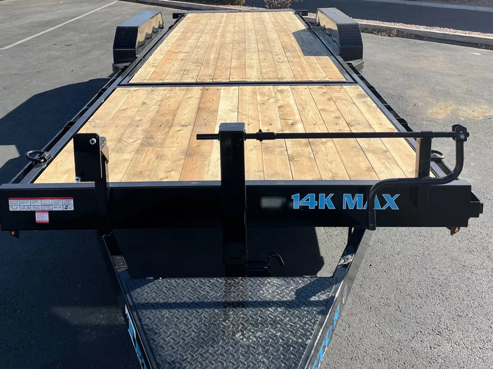 7 x 20 Teton Tilt Trailer 3/4 14K front