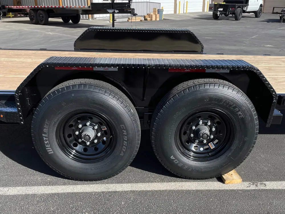 7 x 20 Teton Tilt Trailer 3/4 16K tires