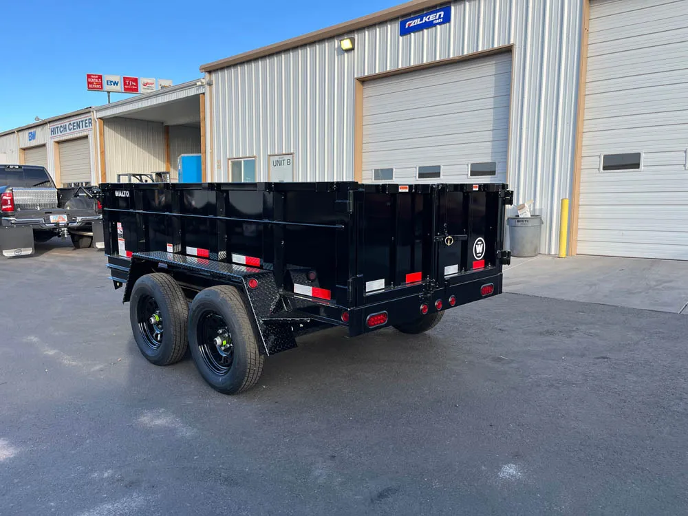5 x 10 Walton Dump Trailer 7k Tandem Left Rear
