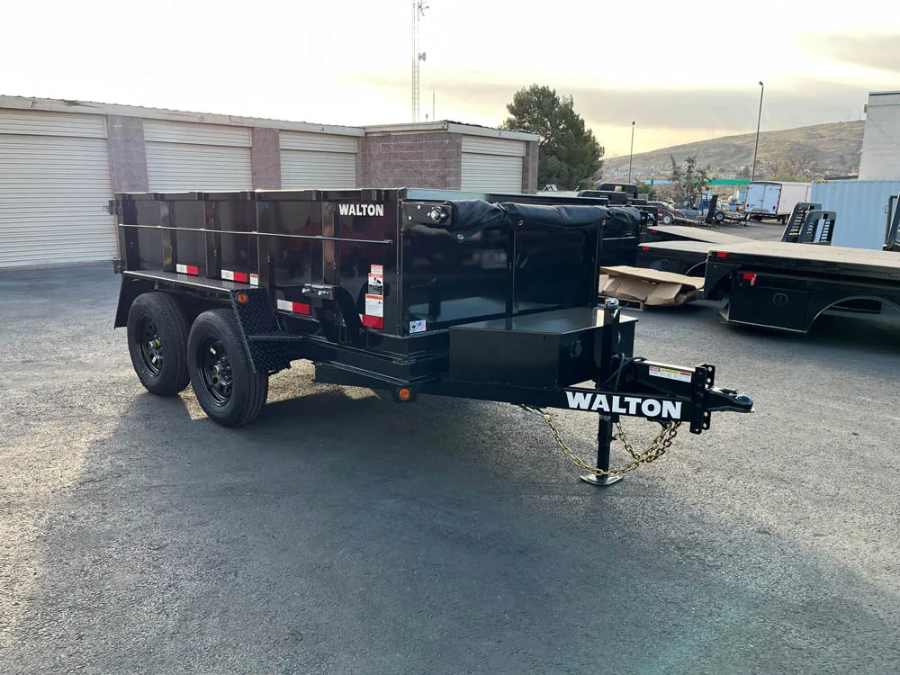 5 x 10 Walton Dump Trailer 7k Tandem Right Front