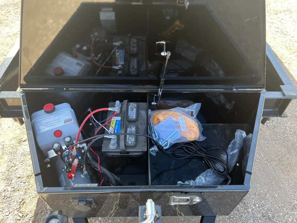 5 x 12 Walton Dump Trailer 10k Tandem Toolbox
