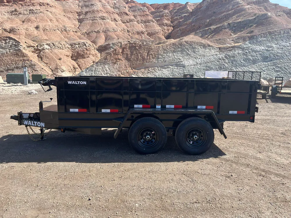 5 x 12 Walton Dump Trailer 10k Tandem Left Side