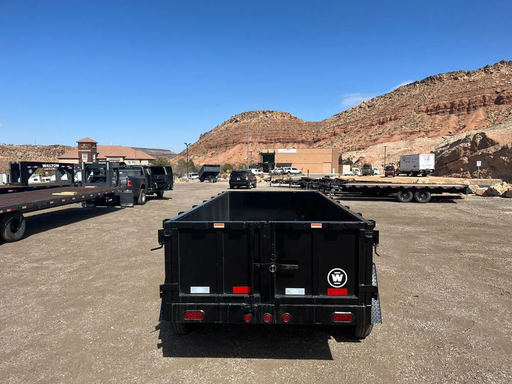 5 x 12 Walton Dump Trailer 10k Tandem Rear