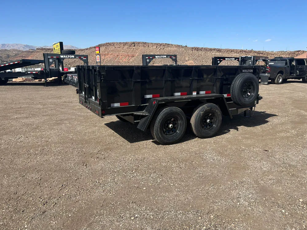 5 x 12 Walton Dump Trailer 10k Tandem Right Rear