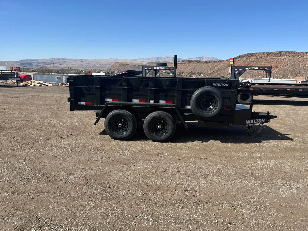 5 x 12 Walton Dump Trailer 10k Tandem Right Side