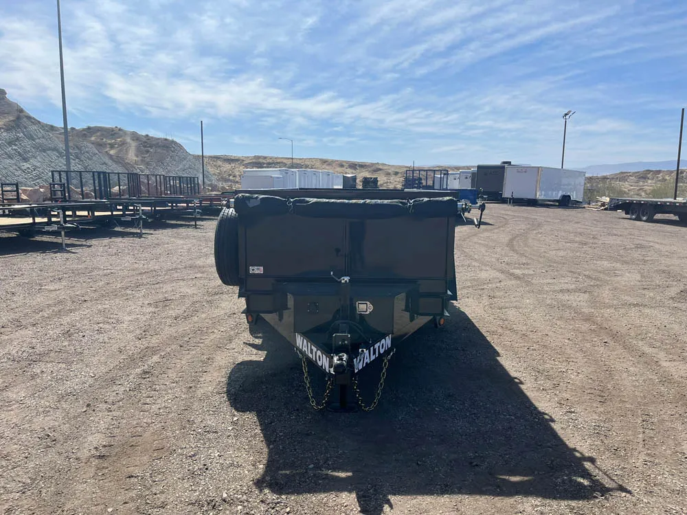 5 x 12 Walton Dump Trailer 10k Tandem Front