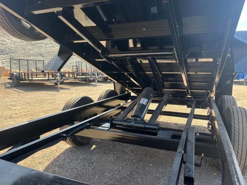 5 x 12 Walton Dump Trailer 10k Tandem Underneath