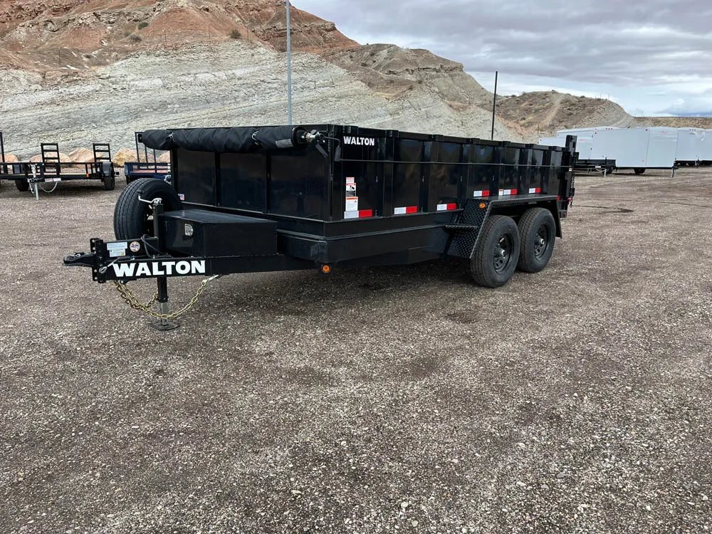 7 x 14 Walton Dump Trailer 10k Tandem