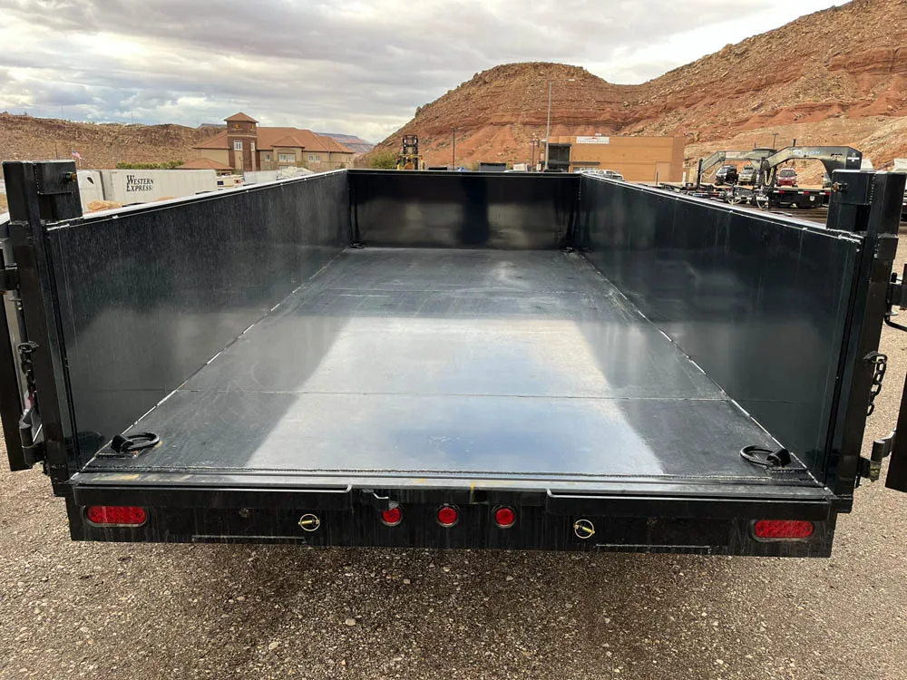 7 x 14 Walton Dump Trailer 10k Tandem Trailer Bed