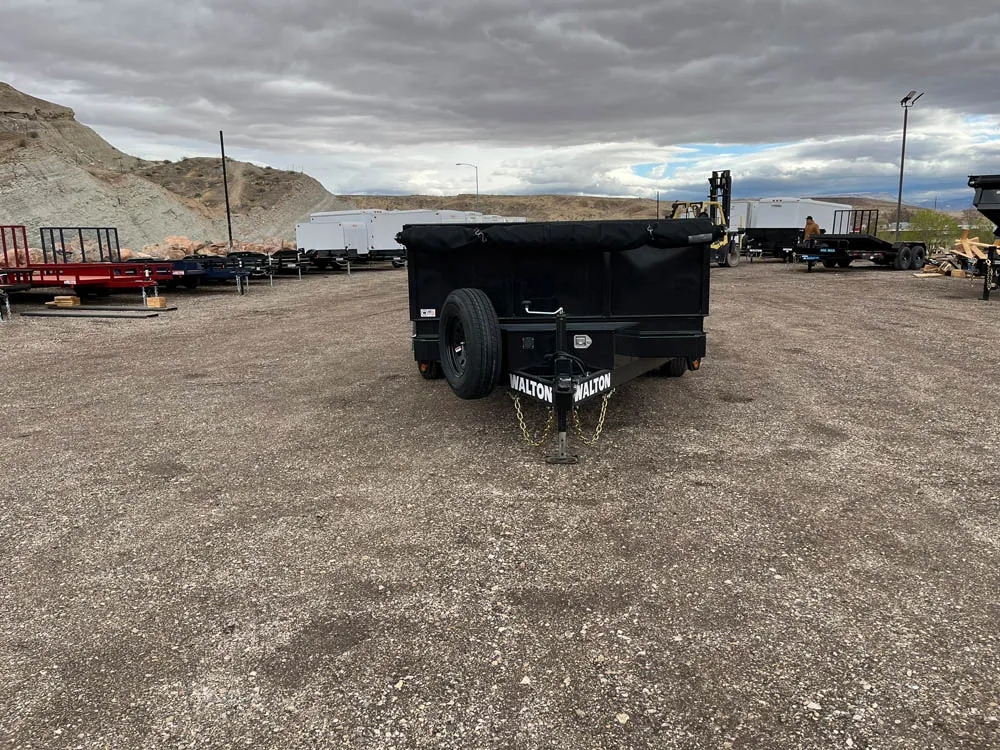 7 x 14 Walton Dump Trailer 10k Tandem Front