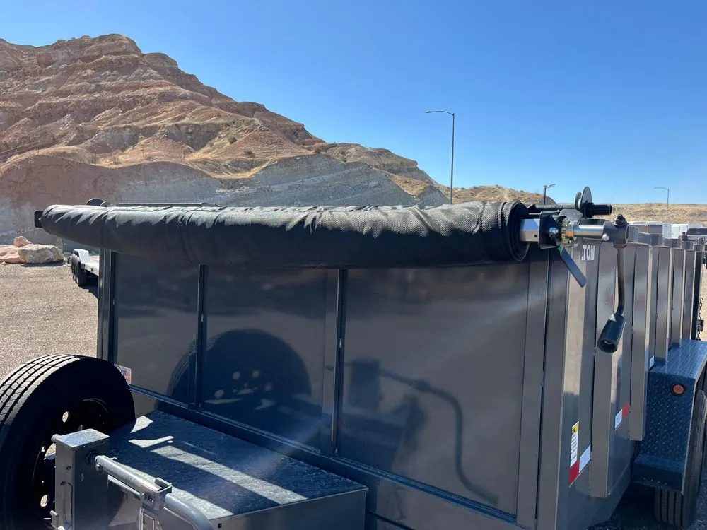 7 x 14 Walton Dump Trailer HD 16k Gray tarp