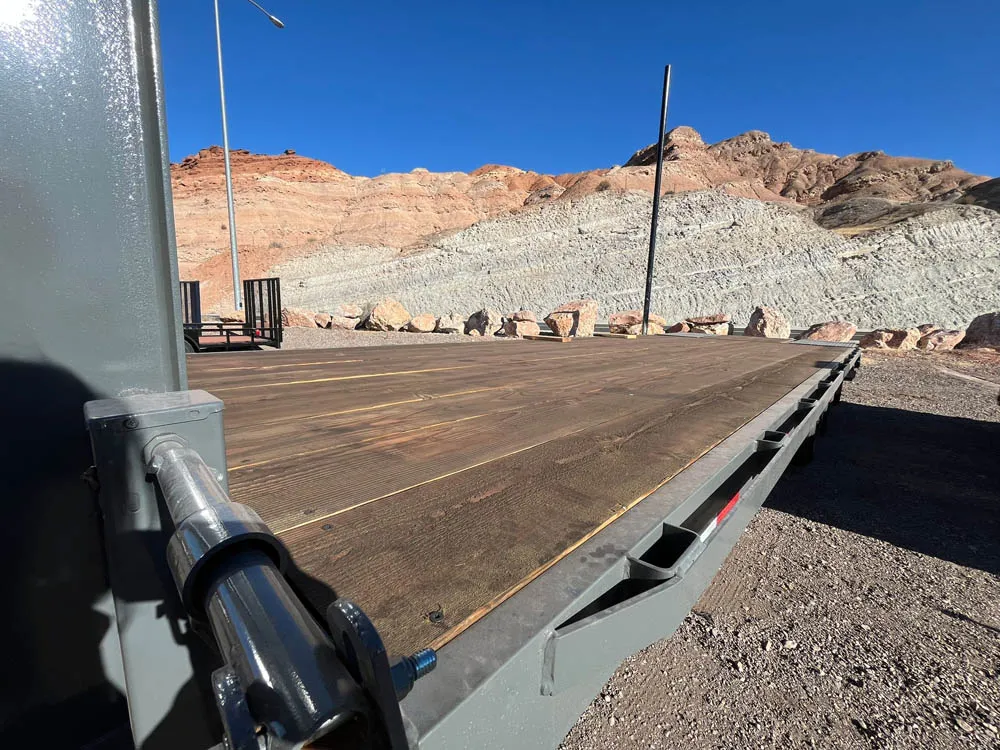 8.5 x 25 Walton Flat Bed Extreme Trailer Super Single Gooseneck bed
