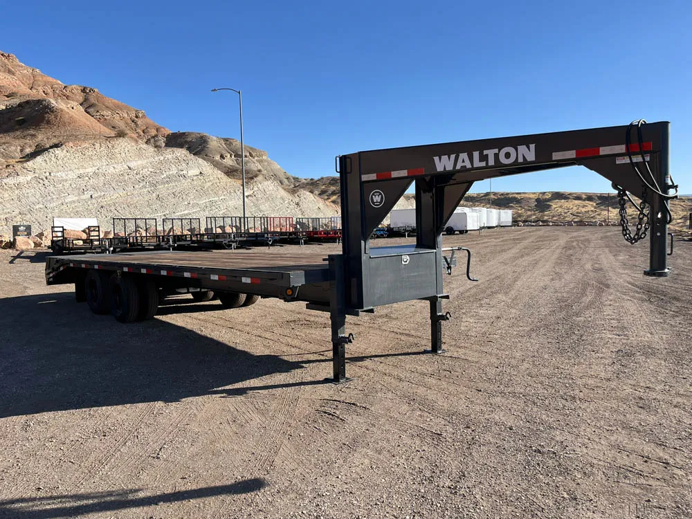 8.5 x 26 Walton Flat Bed Extreme Trailer Gooseneck