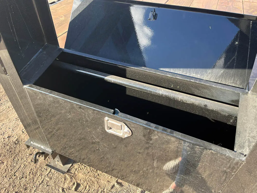 8.5 x 30 Walton Flat Bed Extreme Trailer Gooseneck toolbox