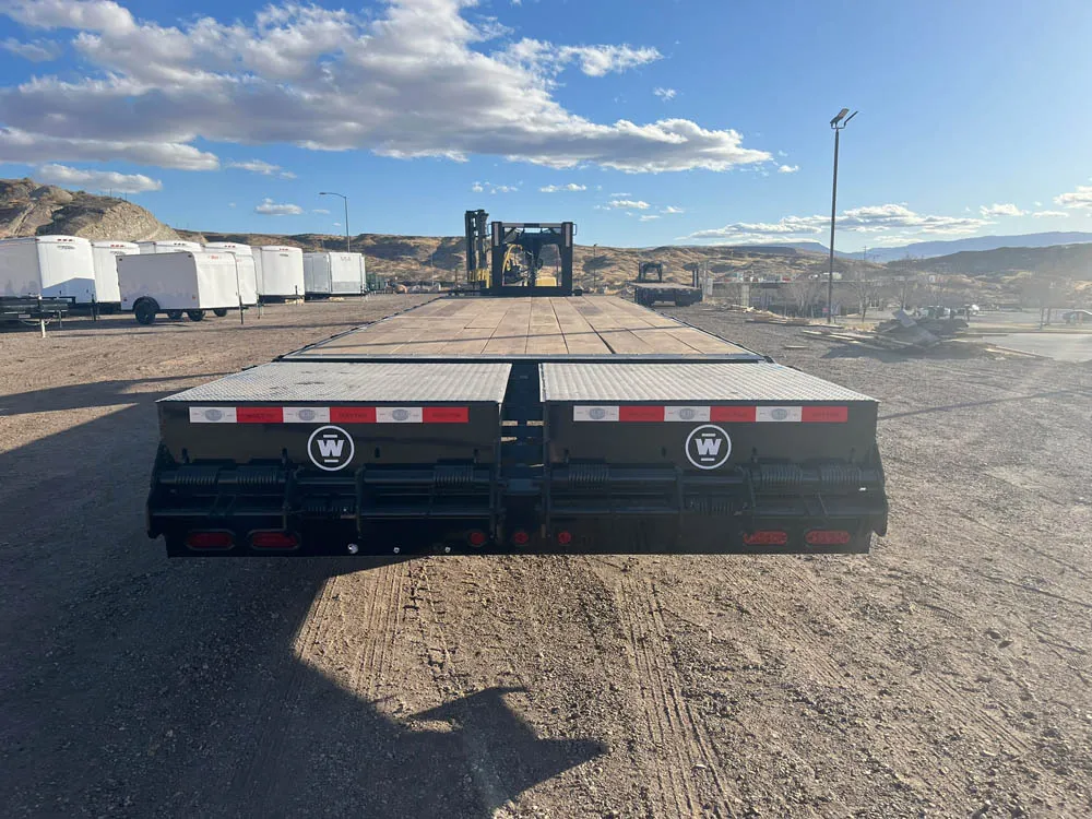 8.5 x 30 Walton Flat Bed Extreme Trailer Gooseneck rear