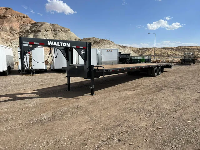 8.5 x 40 Walton Flat Bed Extreme Trailer Gooseneck