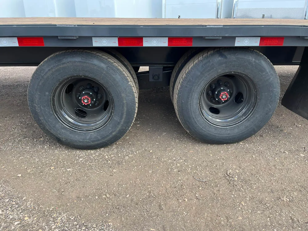 8.5 x 40 Walton Flat Bed Extreme Trailer Gooseneck Wheels