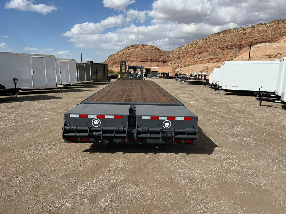 8.5 x 40 Walton Flat Bed Extreme Trailer Gooseneck Rear