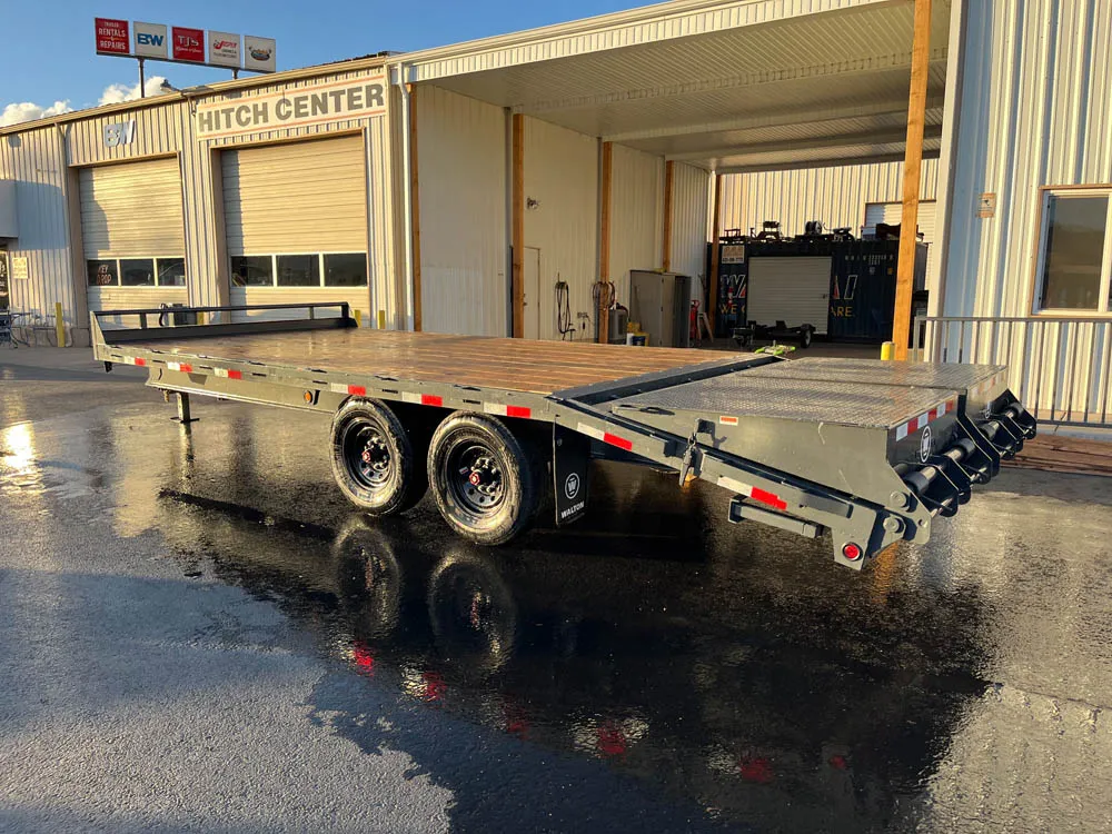 8.5 x 20 Walton Flat Bed HD Trailer Bumper Left Rear
