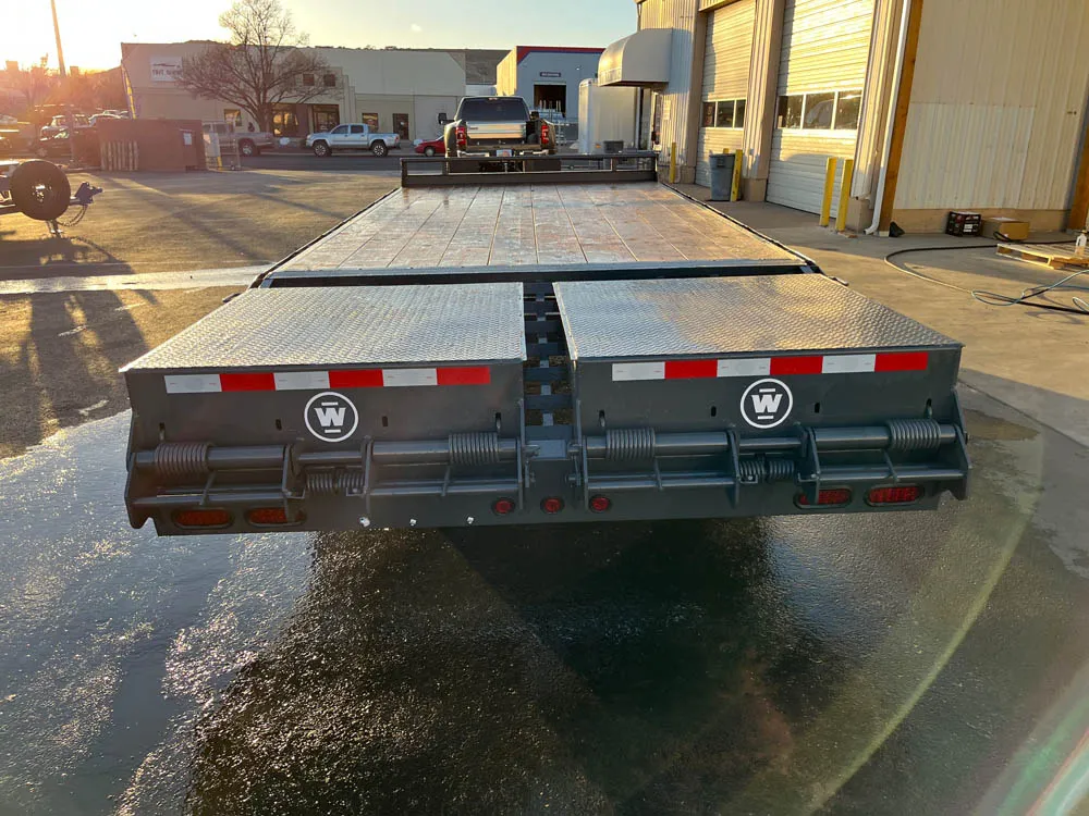 8.5 x 20 Walton Flat Bed HD Trailer Bumper Rear