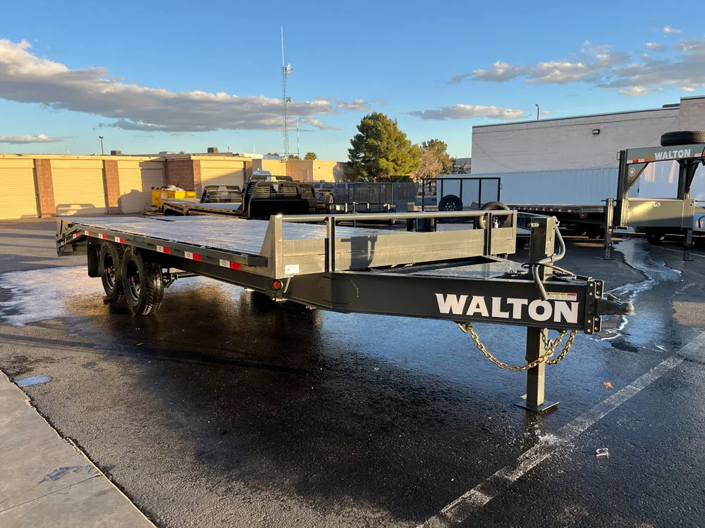 8.5 x 20 Walton Flat Bed HD Trailer Bumper Right Front