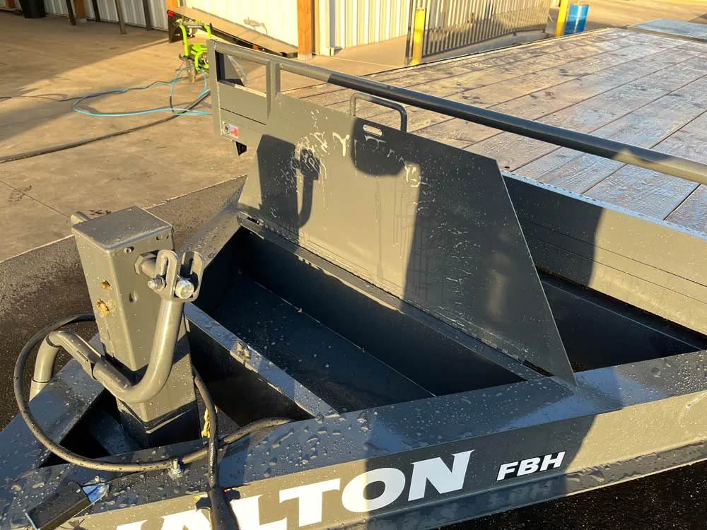 8.5 x 20 Walton Flat Bed HD Trailer Bumper Toolbox