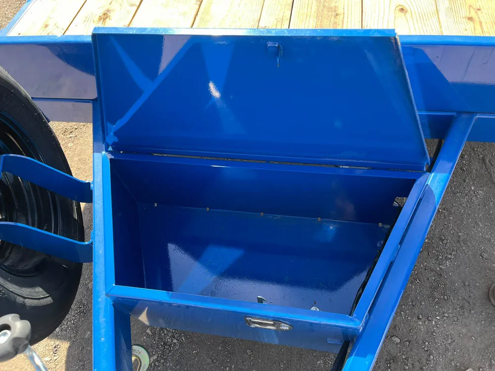7 x 16 Walton Full Tilt Trailer Blue Toolbox