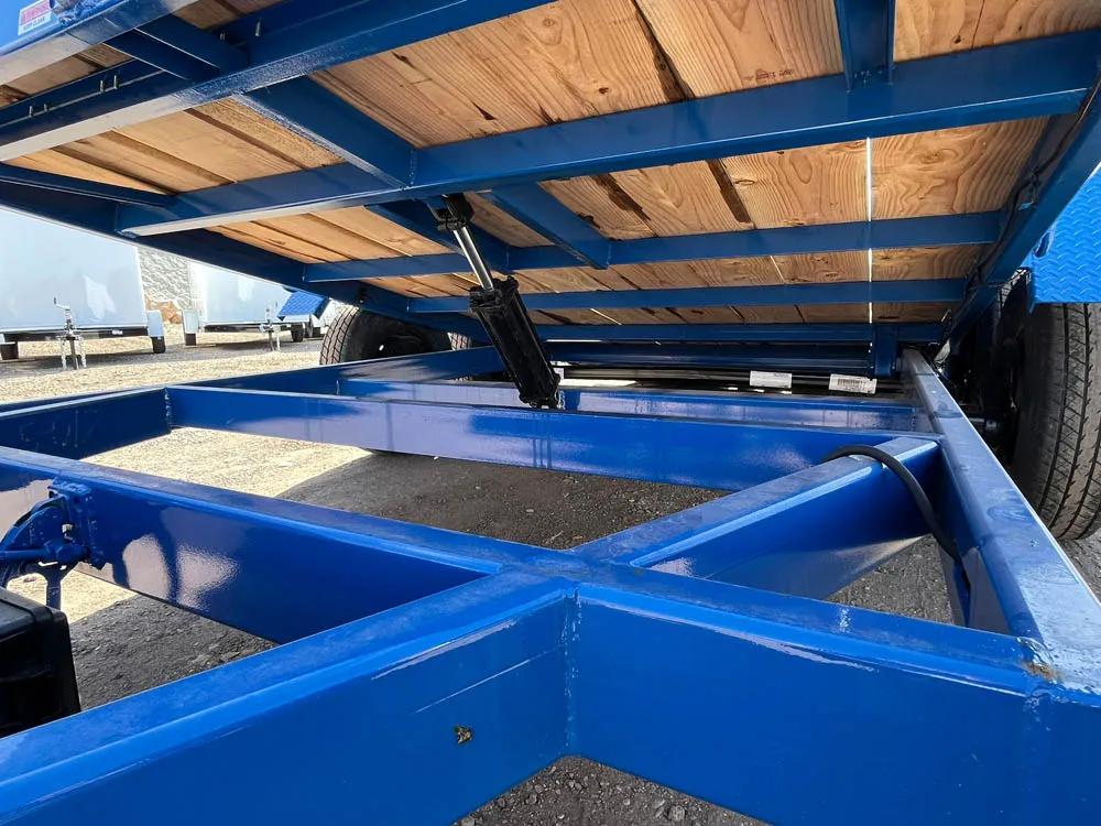 7 x 16 Walton Full Tilt Trailer Blue Underneath