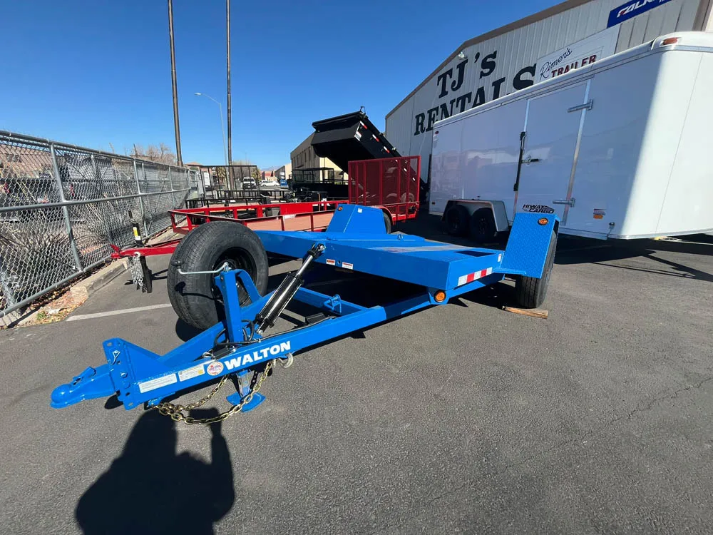 6 x 12 Walton Tilt Trailer Single Blue Front Left