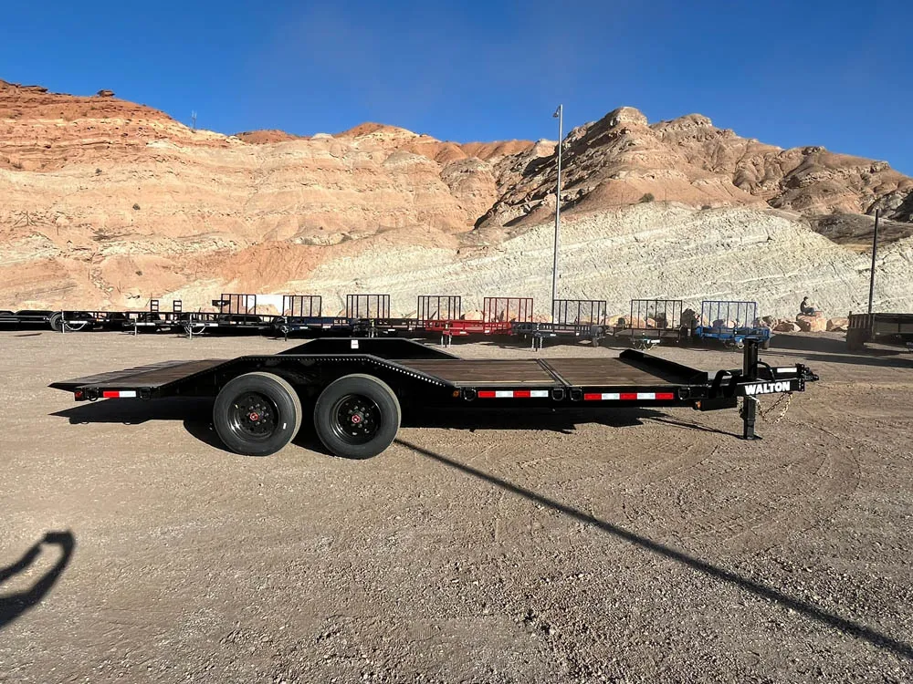 8.5 x 20 Walton Tilt Trailer Rock Crawler Package right side