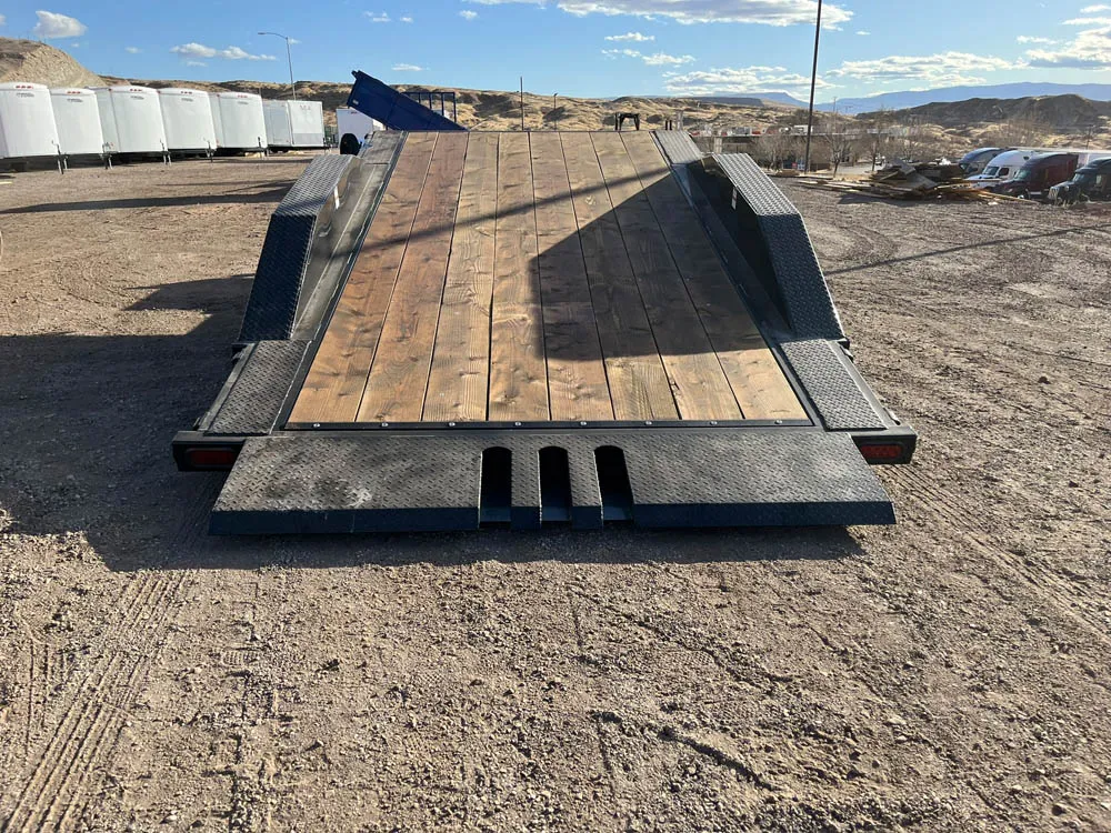 8.5 x 20 Walton Tilt Trailer Rock Crawler Package rear tilted