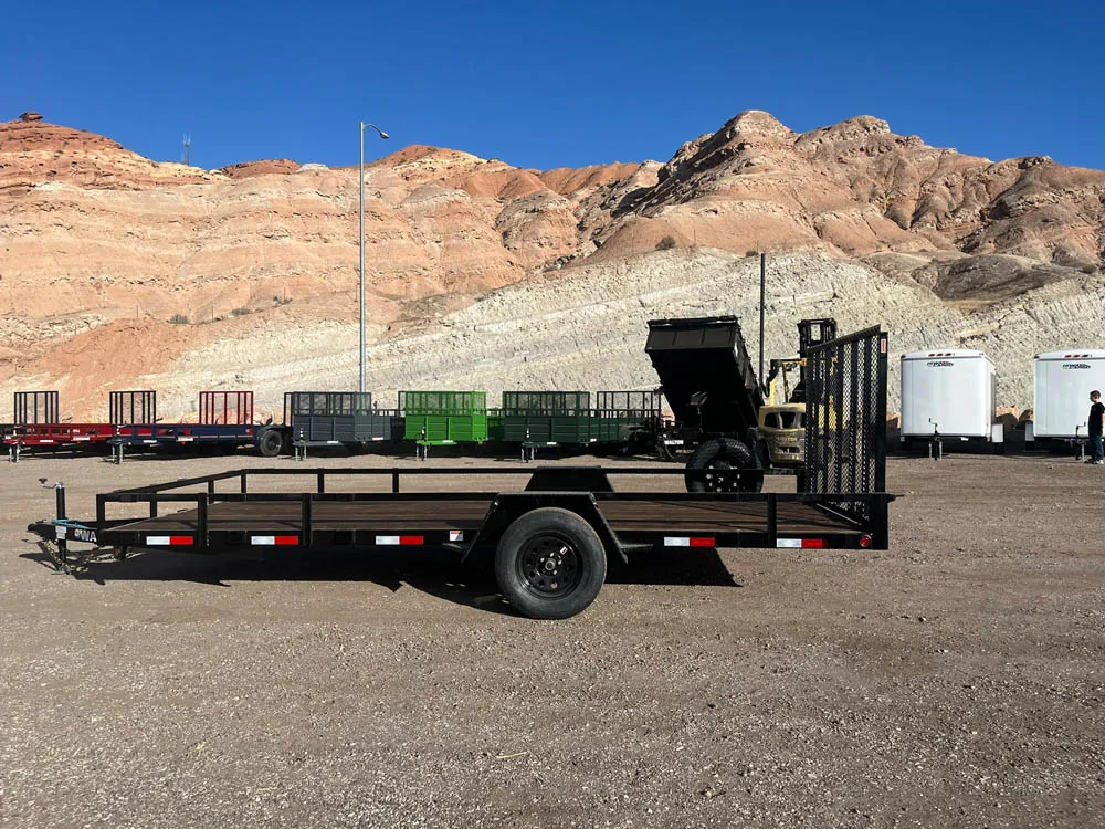 7 x 16 Walton Utility Trailer Single left side