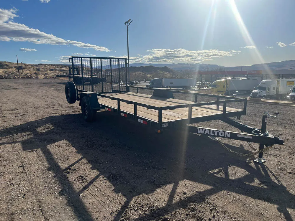 7 x 16 Walton Utility Trailer Single right front
