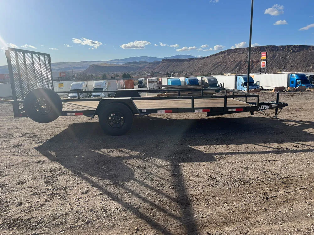 7 x 16 Walton Utility Trailer Singlef right side